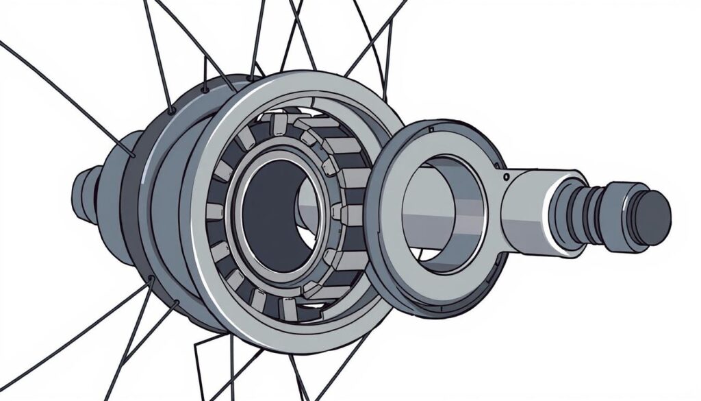 Bicycle Hub Bearings Anatomy